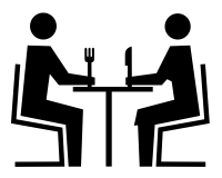 Dine in menu icon